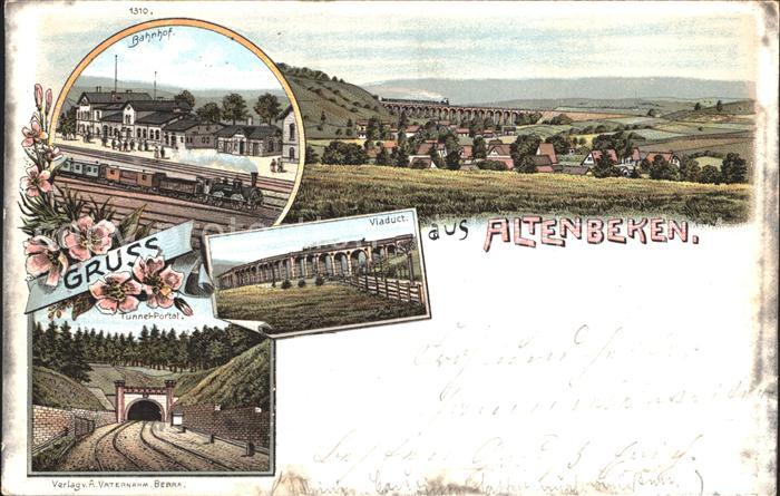 Altenbeken Viaduct Bahnhof Tunnel- Portal