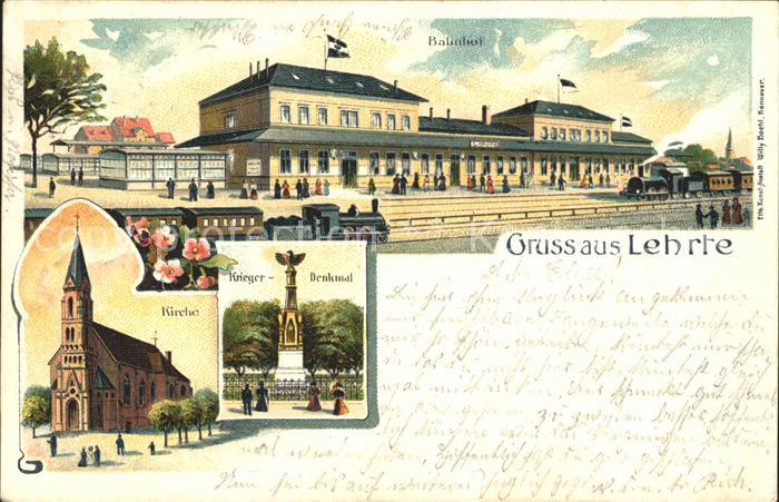Lehrte Hannover Kirche Kriegerdenkmal Bahnhof