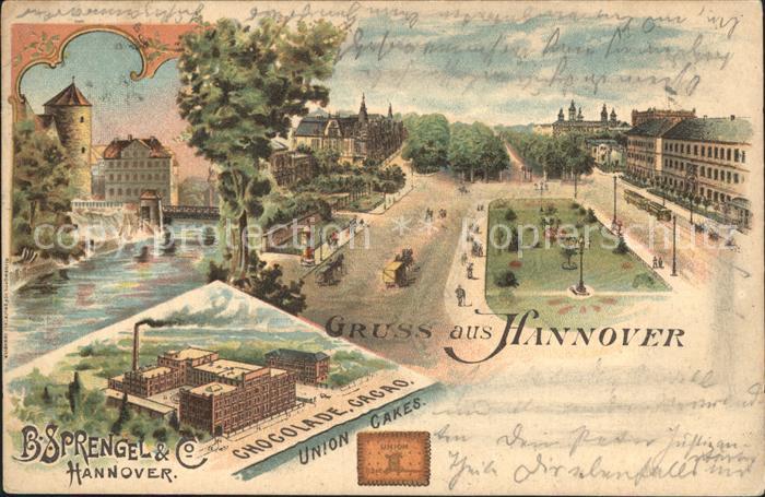 Hannover Sprengel und Co. Chocolade Union Cakes