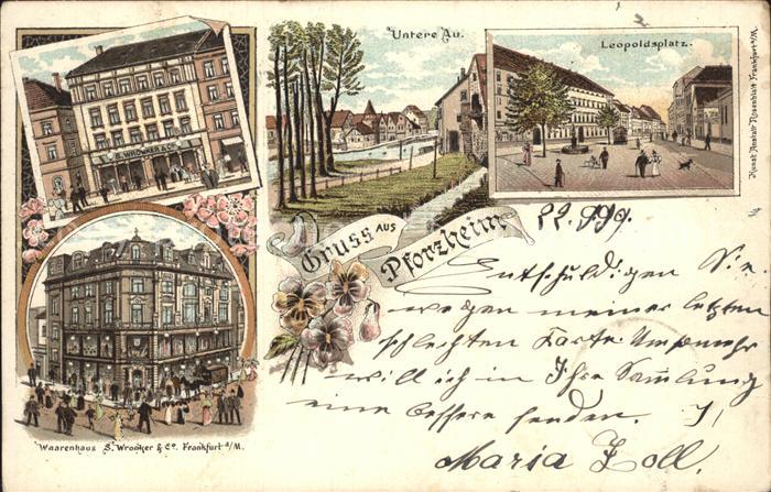 Pforzheim Untere Au Leopoldsplatz Warenhaus