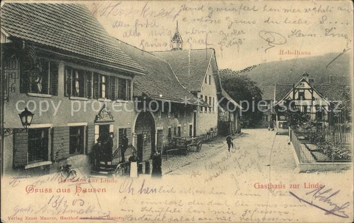 Hausen Wiesental Gasthaus zur Linde