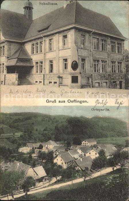oeflingen Schulhaus Ortspartie