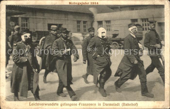 Darmstadt Leichtverwundete Franzosen