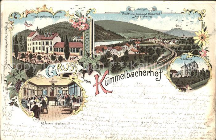 Neckargemuend Kuemmelbacherhof Restauration Garten