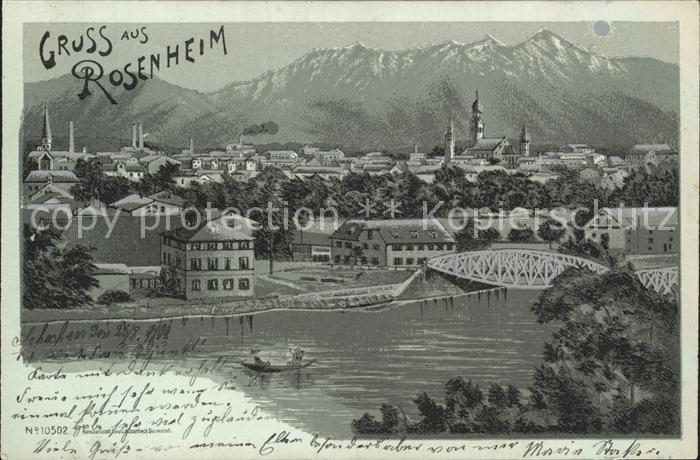 Rosenheim Bayern Stadtansicht