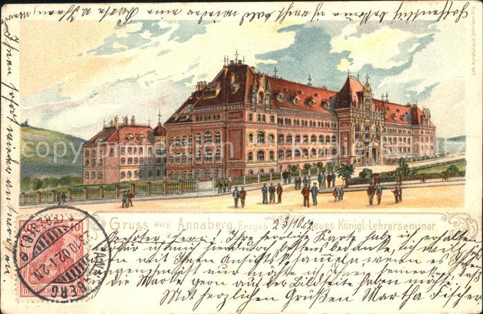 Annaberg-Buchholz Erzgebirge Neues Koenigliches Lehrerseminar