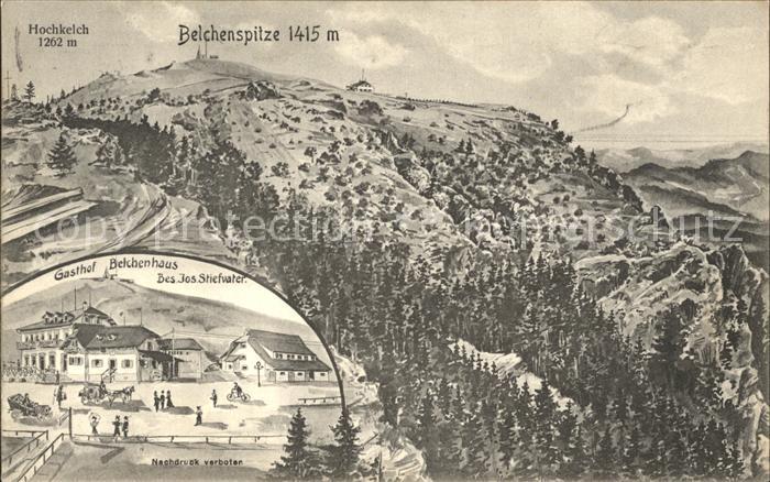 Belchen Baden Belchenspitze Gasthof Belchenhaus