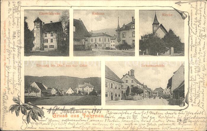 Fahrnau Kirche Rathaus Strassenansicht