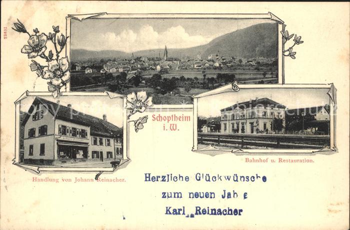 Schopfheim Handlung Reinacher Bahnhof Restauration