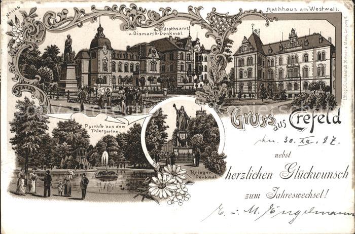 Krefeld Kriegerdenkmal Landratsamt Bismarck- Denkmal