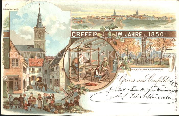 Krefeld Schwanenmarkt Kriegerdenkmal