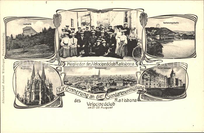 Regensburg Wallhalla Befreiungshalle Totalansicht Schloss