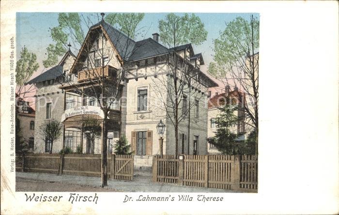 Dresden Weisser Hirsch Doktor Lahmann´s Villa Therese