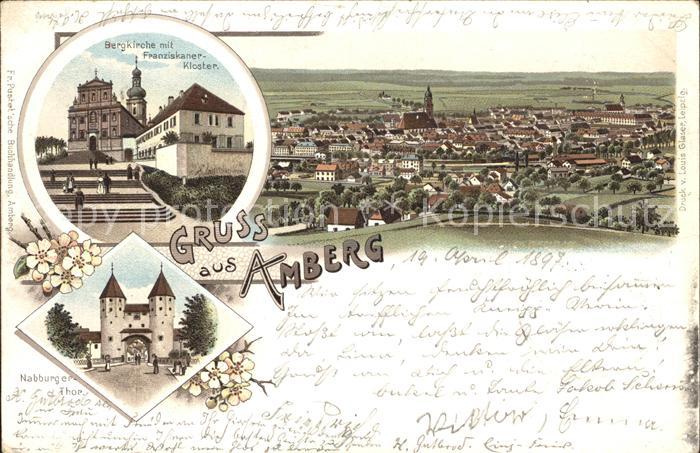 Amberg Oberpfalz Bergkirche Franziskaner- Kloster Nabburger- Tor