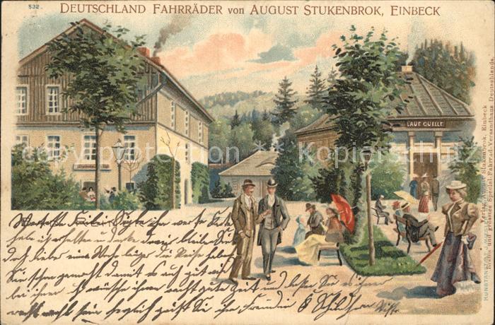 Einbeck Niedersachsen Deutschland Fahrraeder von August Stukenbrok