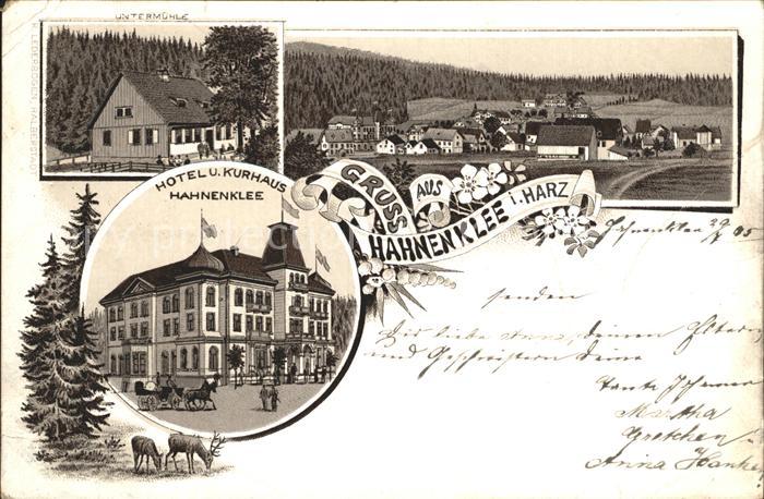 Hahnenklee-Bockswiese Harz Hotel Kurhaus Hahnenklee Untermuehle