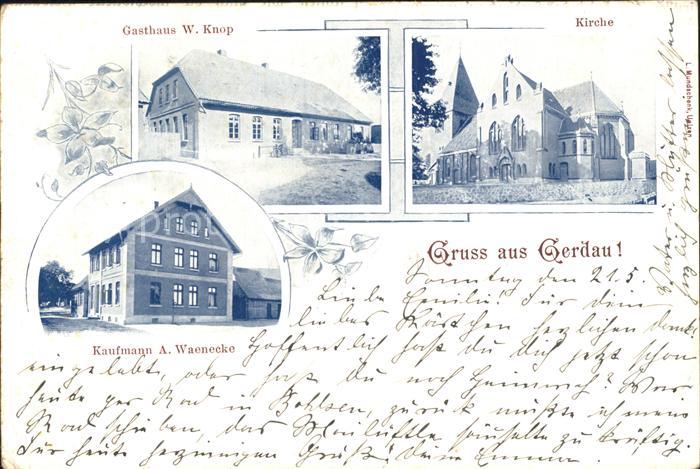 Gerdau Kirche Gasthaus Knop Kaufmann Waenecke