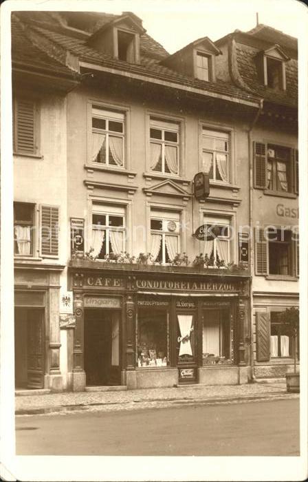 Waldshut Tiengen Rhein Konditorei Cafe Ratstueble Herzog
