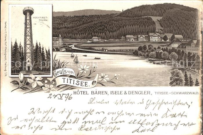 Titisee Hotel Baeren Hochfirst- Turm