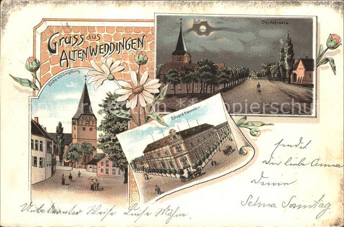 Altenweddingen Kirche Dorfstrasse Eduard Kaersten