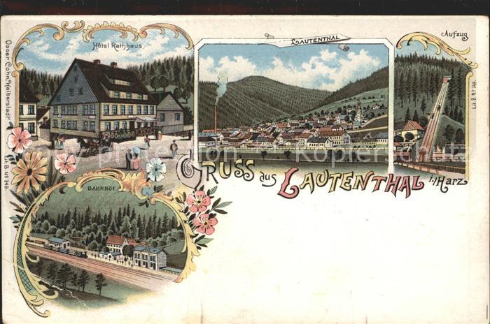Lautenthal Harz Aufzug Hotel Rathaus Bahnhof