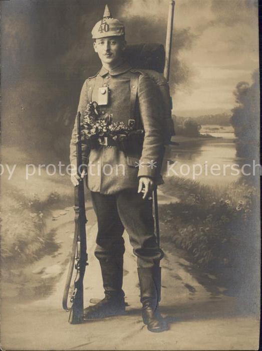 CHEMNITZ Sachsen Ersatz Infanterie Regiment 40