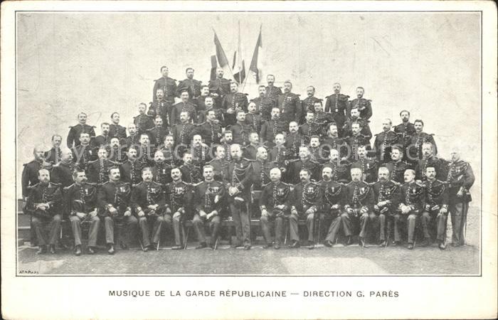 Frankreich WK1 musique de la Garde Republicaine direction G.Pares