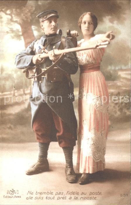 Frankreich WK1 poesie gewehr