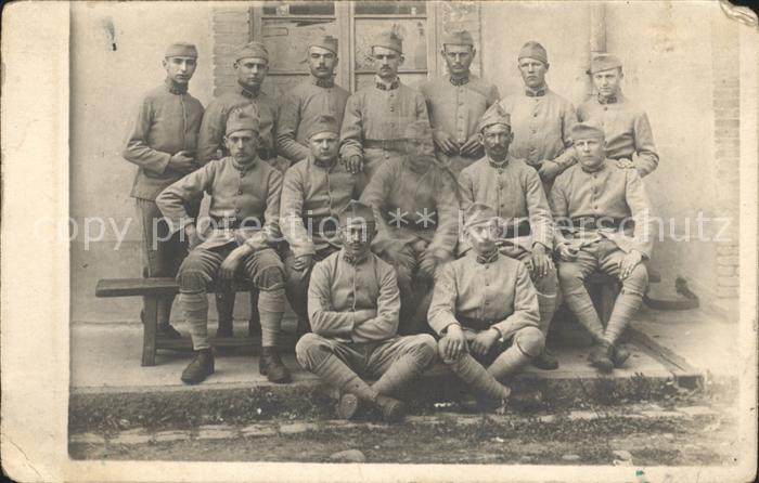 Frankreich WK1 Soldaten Gruppenfoto
