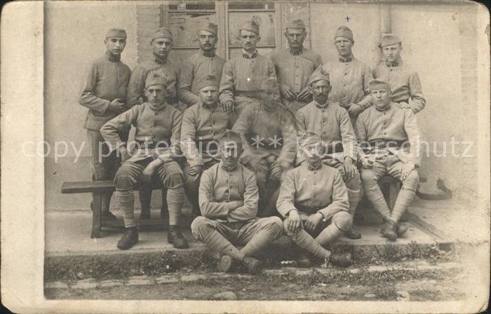 Frankreich WK1 soldaten Gruppenfoto