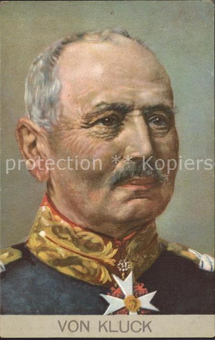 Militaria Generaele Stab Deutschland von Kluck preussischer Generaloberst und Ar