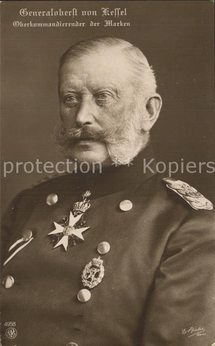 Militaria Generaele Stab Deutschland generaloberst von Kessel Orden