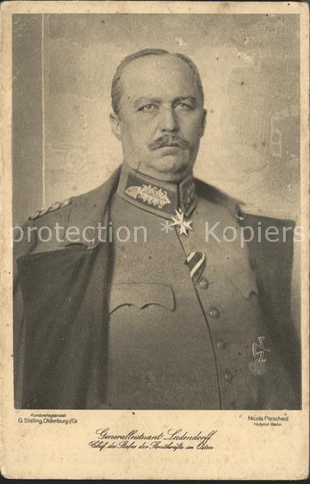 Militaria Generaele Stab Deutschland generalleutnant Ludendorff
