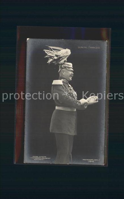 Militaria Generaele Stab Deutschland general Francois