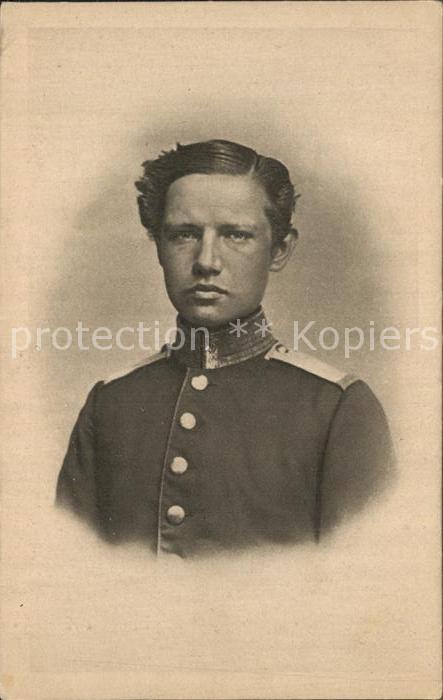 Militaria Generaele Stab Deutschland Serie Unser hindenburg als Kadetten-Selekta