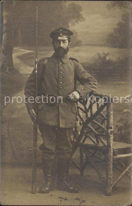 Militaria WK1 Bajonnette Portrait