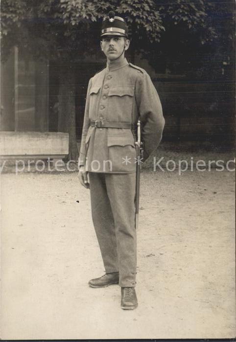 Militaria Generaele Stab Deutschland Portrait Soldat Regiment 4