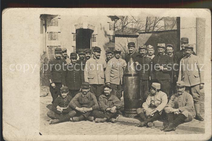 Militaria Frankreich 18 regt dragoner bombe gruppenfoto