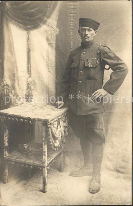 Militaria Kolonien Coloniale Regiment Zouaves portrait