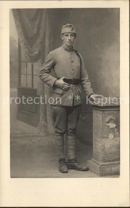 Militaria Frankreich 29 regiment d infanterie portrait WK 1