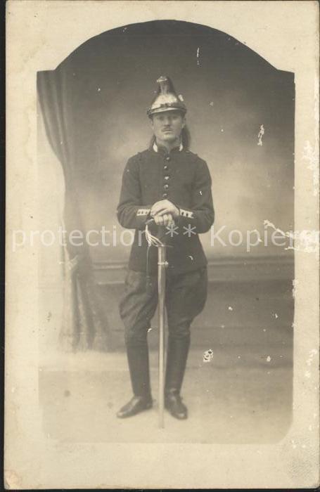 Frankreich WK1 regiment dragon s?bel casque