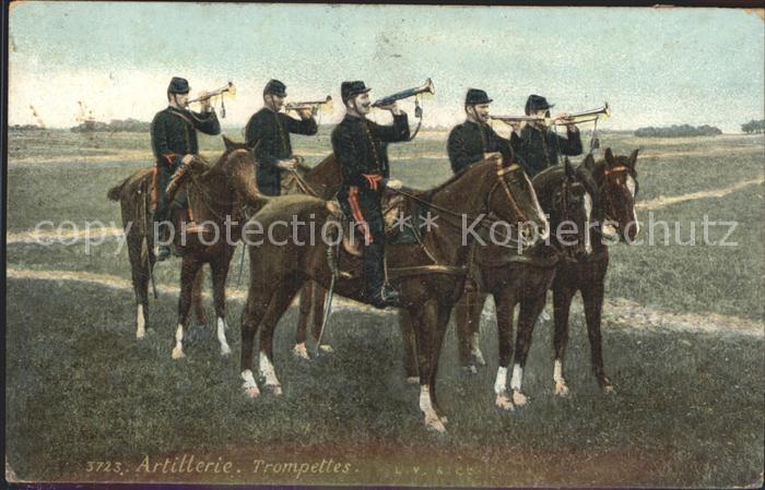 Frankreich WK1 artillerie trompettes