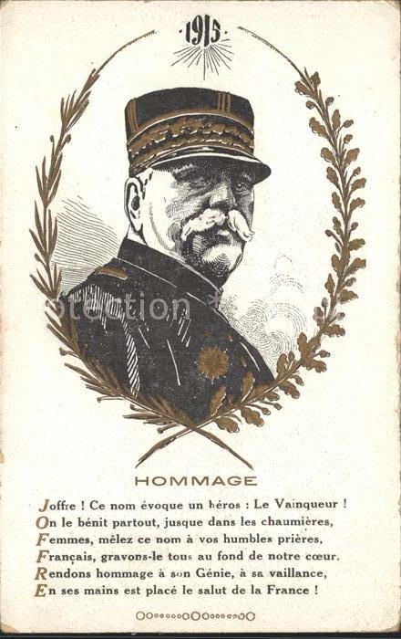 Militaria Generaele Stab Frankreich WK 1 General Joffre
