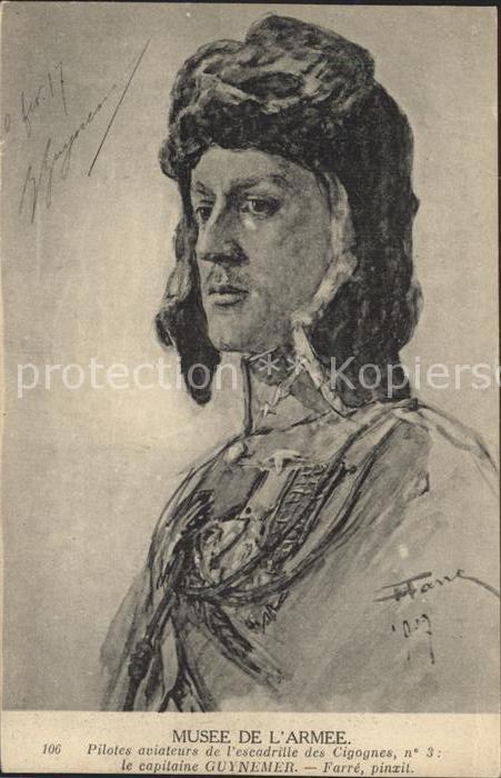 Frankreich WK1 musee de l'armee pilotes aviateurs de l'escadrille des Cigognes l