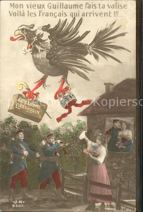 Militaria Politik mon vieux Guillaume fais ta valise Voila les Francais qui arri