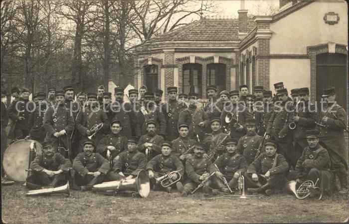 Frankreich WK1 musik gruppenfoto