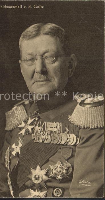 Militaria Generaele Stab Deutschland feldmarschall von der Goltz orden