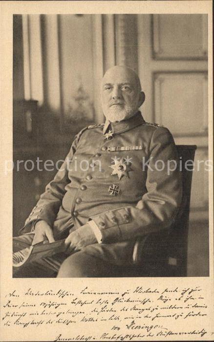 Militaria Generaele Stab Deutschland von Heeringen