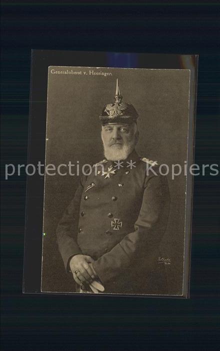 Militaria Generaele Stab Deutschland WK 1 von Heeringen orden pickelhaube