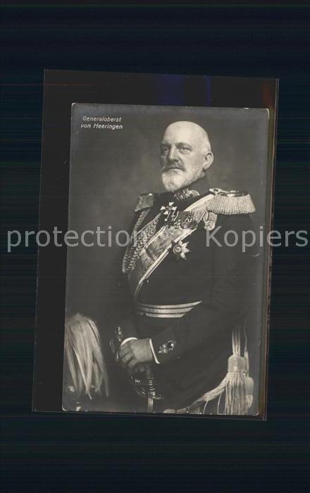 Militaria Generaele Stab Deutschland von Heeringen  WK 1